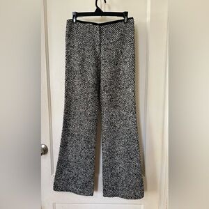 Trina Turk Black and White Wide Leg Pants